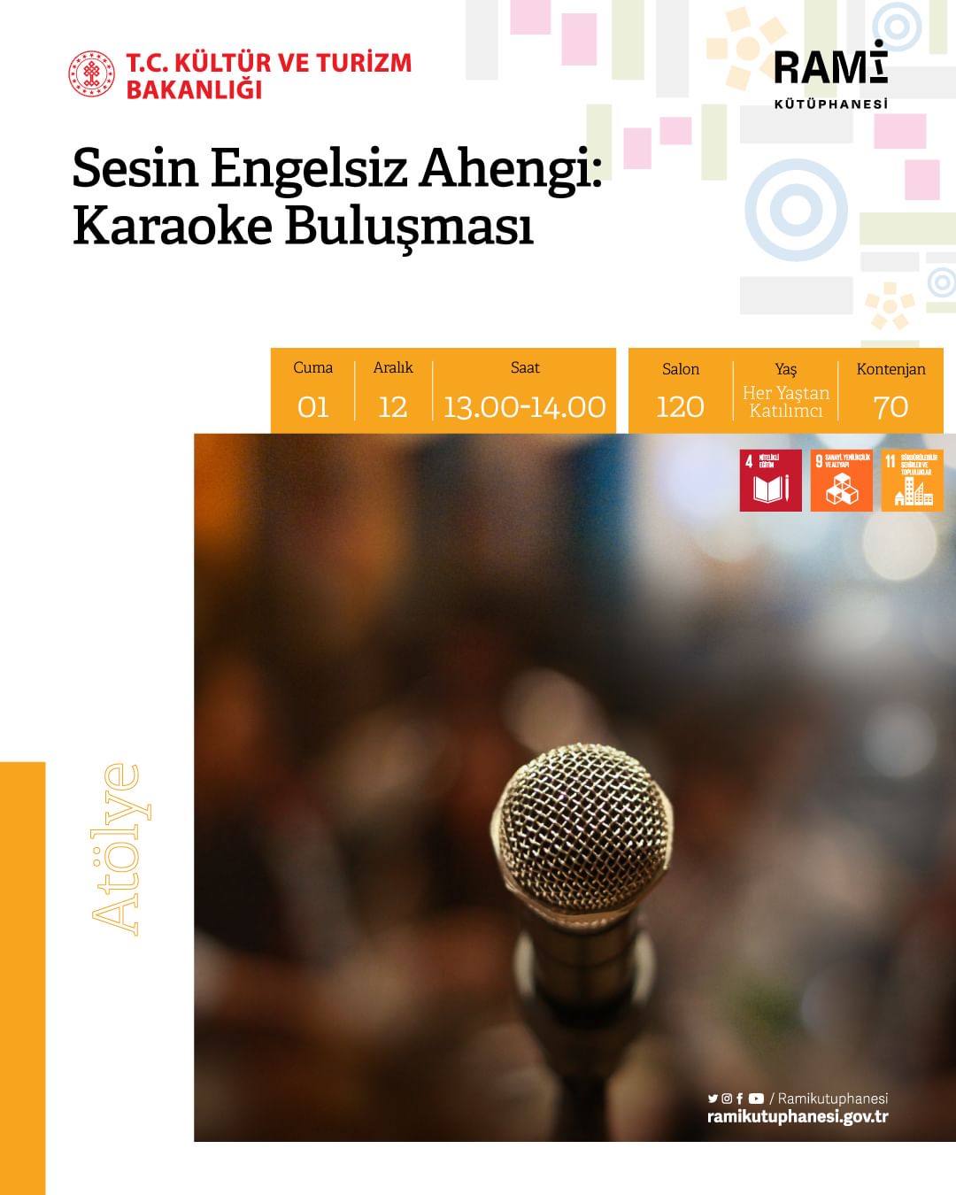 RAMİ KÜTÜPHANESİ - Sesin Engelsiz Ahengi: Kareoke Buluşması